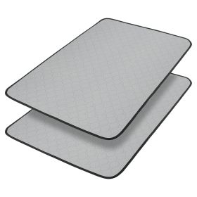 Washable Dog Urine Pad, Waterproof Toilet Training Mat For Dogs, 89.5 X 59.2 Cm - 34.5 In X 23 In, Washable Urine Pad Non-Slip Diaper Pad, For Pu (Option: Grey)