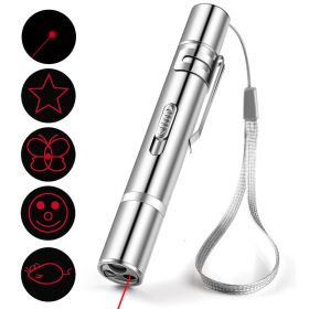 Laser Pointer Cat Toy, Red Dot LED Light Pointer Interactive Toys Indoor Cats Dogs, Long Range 5 Modes Lazer Projection Playpen For Kitten Outdoo (Option: 11.31.7cm)