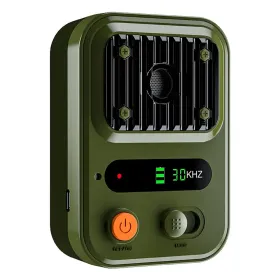 Ultrasonic Anti-Barking Device Rechargeable Auto Dog Bark Control Deterrent Box Training Device IPX4 Waterproof With 3 Frequency Max 32.8Feet Sen (Option: Green)