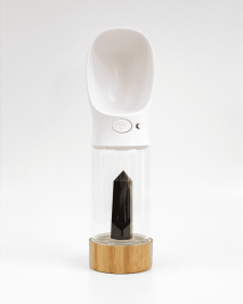 Urban Oasis - Crystal Infused Pet Water Bottle (Crystal: Black Obsidian)